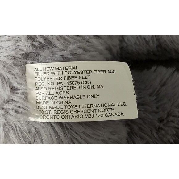 Best Made Toys International Gray Elephant - Sleeping Buddy - Plush 23" - Picture 4 of 7